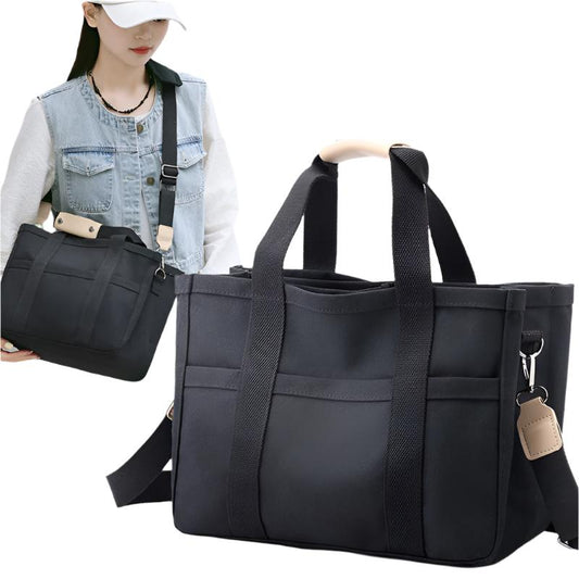 Ladies' Thickened Canvas Tote Handbag – Fashionable & Multifunctional

